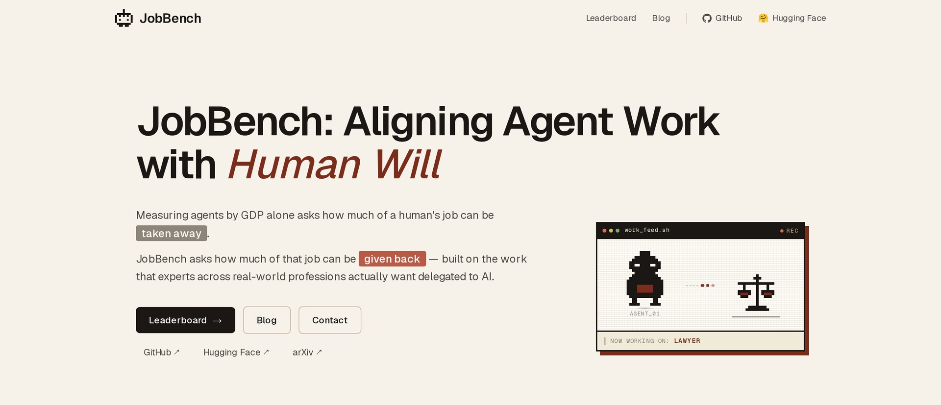 JobBench homepage